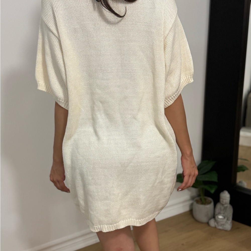 Adidas Off-White Knit Logo Tunic - Picture 3 of 4
